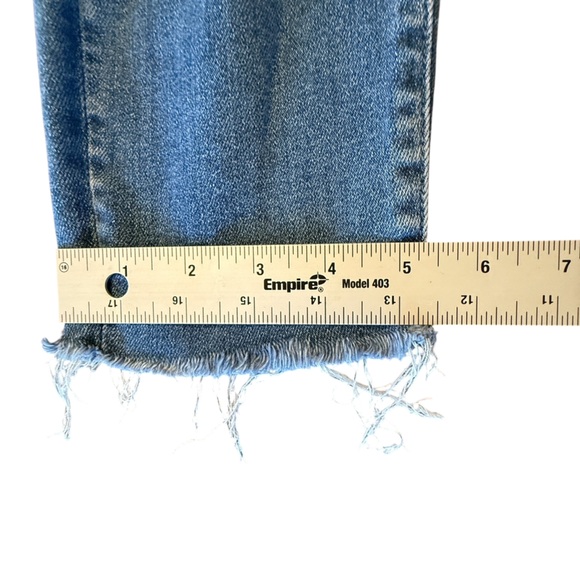 Mother High Waisted Looker Jeans Ankle Fray Hop On Hop Off Women’s Size 27 - Picture 15 of 15